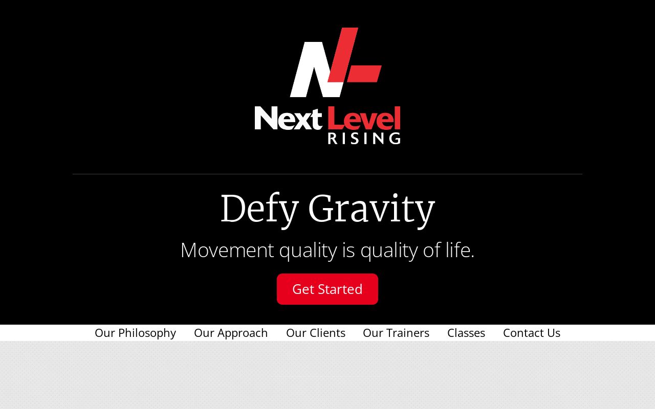 Next Level Rising - service preview